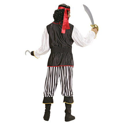 Tuta Pirata Bianco Nero Uomo