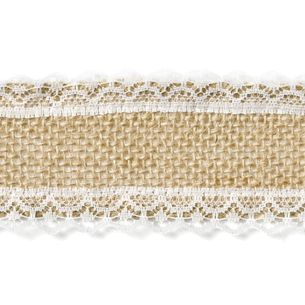 Nastro di iuta in pizzo 5cm 5m