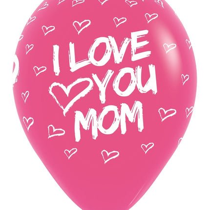 Palloncini I Love You Mamma Mix 30cm 25pz
