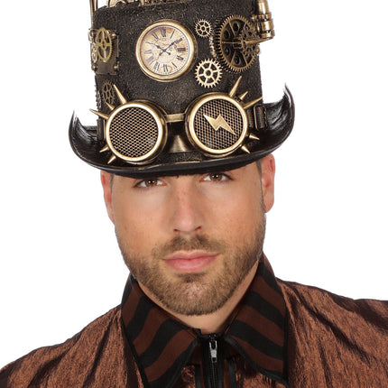 Cappello Steampunk con luce