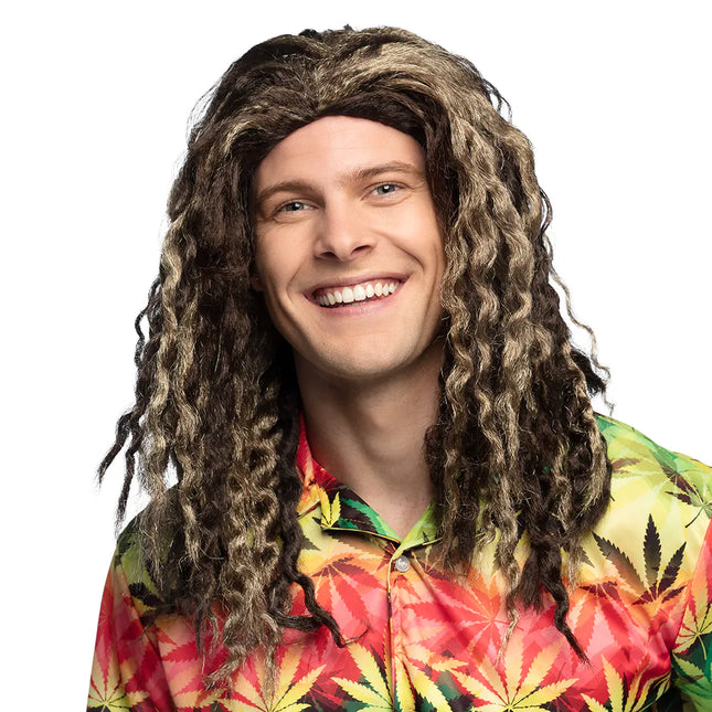 Parrucca marrone Rasta