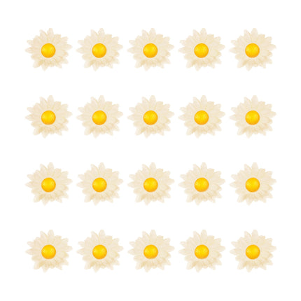 Fiore finto di margherita 20 pezzi