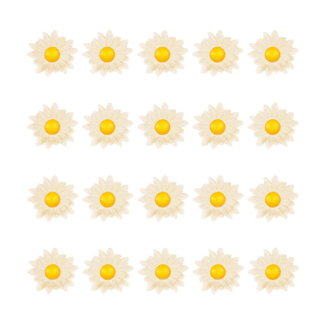 Fiore finto di margherita 20 pezzi