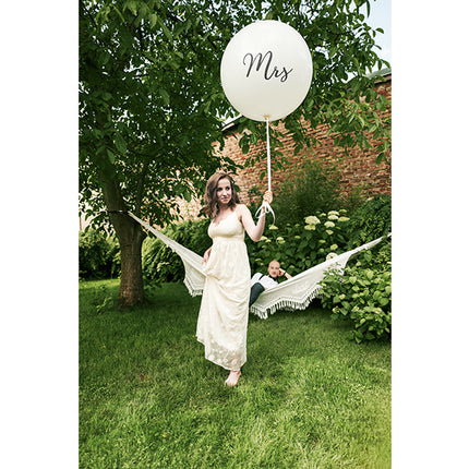 Palloncino bianco Mrs 1m