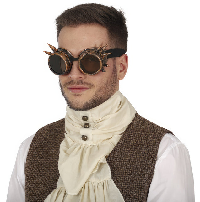 Occhiali Steampunk Marrone