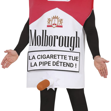 Costume da pacchetto di sigarette per uomo
