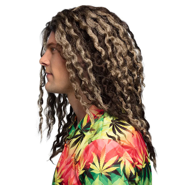 Parrucca marrone Rasta