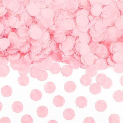 Coriandoli rotondi rosa chiaro