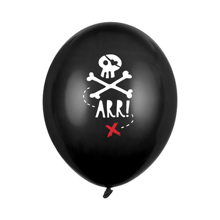 Palloncini Pirata Neri 30cm 6pz