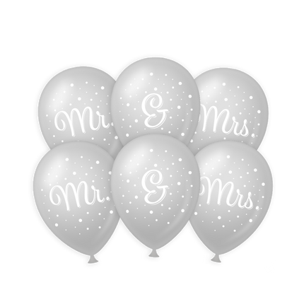 Palloncini matrimonio Mr & Mrs 30cm