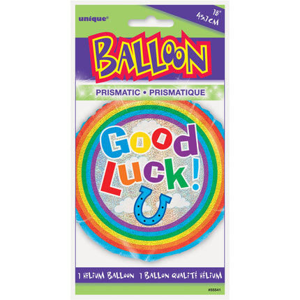 Palloncino ad elio Good Luck 45 cm vuoto