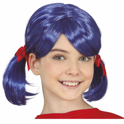 Coda di parrucca blu