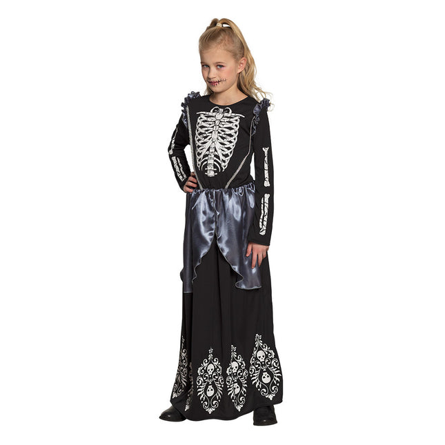 Costume da scheletro di Halloween Regina Bambino