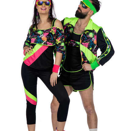 Completo da aerobica 80S Donna