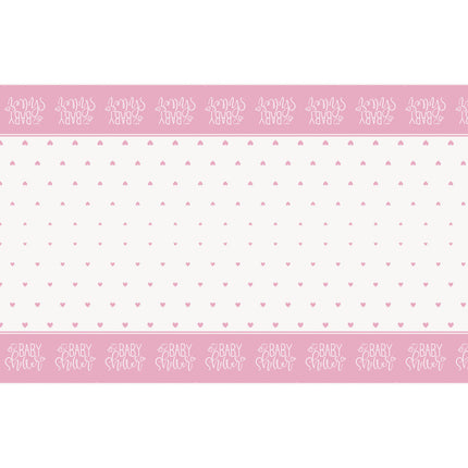 Tovaglia Baby Shower Rosa 2,13 m