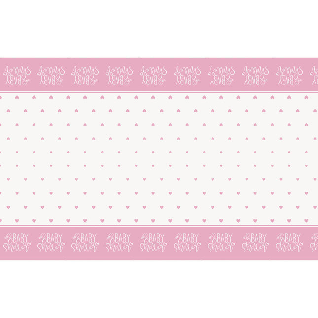 Tovaglia Baby Shower Rosa 2,13 m