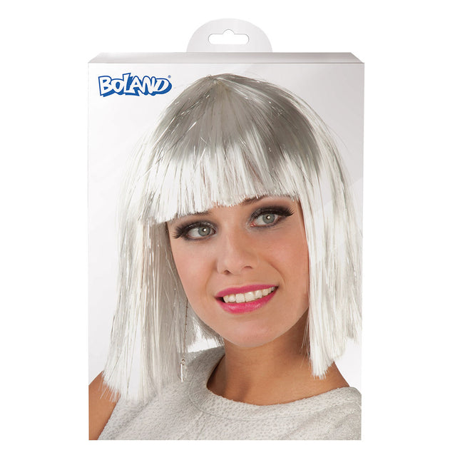 Parrucca bianca Gigi Glamour