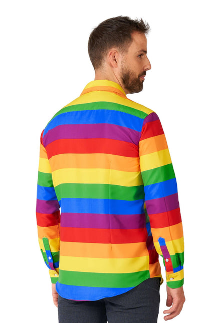 Camicia Arcobaleno Uomo <tc>Suitmeister</tc>