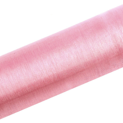 Tessuto Organza rosa chiaro 16cm 9m