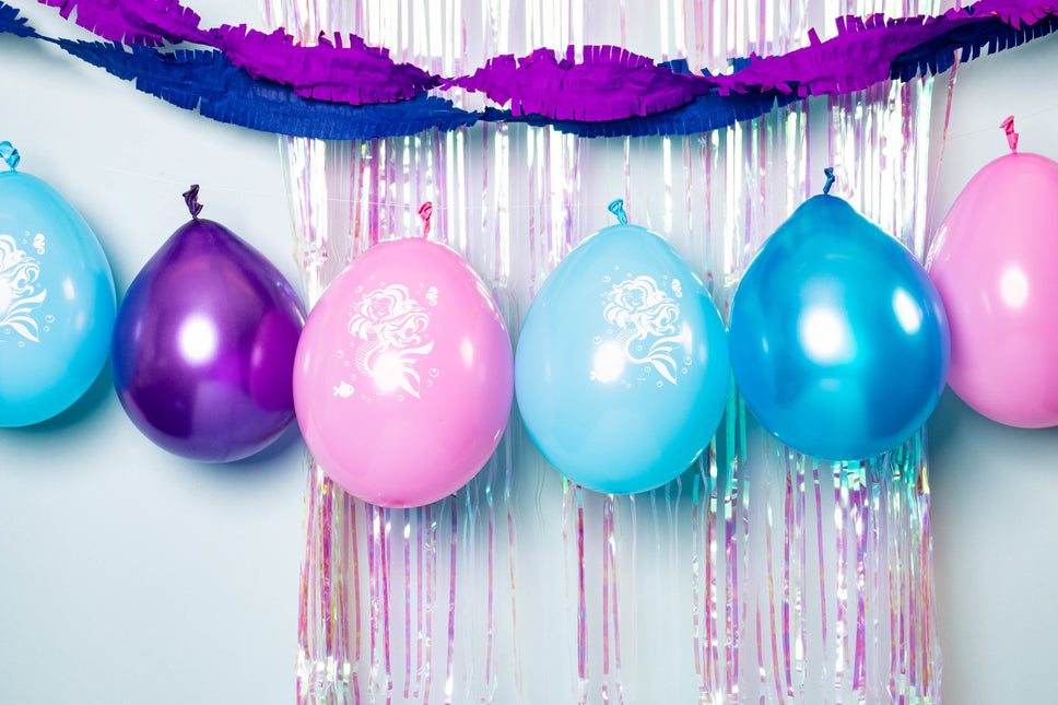 Palloncini a forma di sirena 30cm 8pz