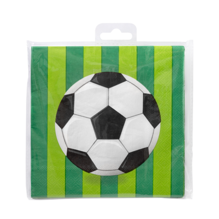 Tovaglioli da calcio 16cm 16pz