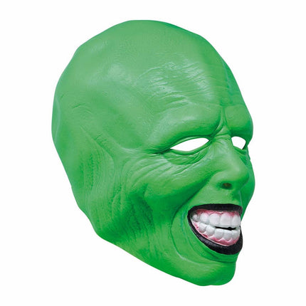 Maschera verde aliena