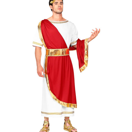 Costume Rosso Bianco Uomo Rosso Bianco
