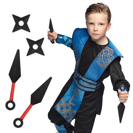 Set di armi finte Ninja Ragazzo 4 pezzi