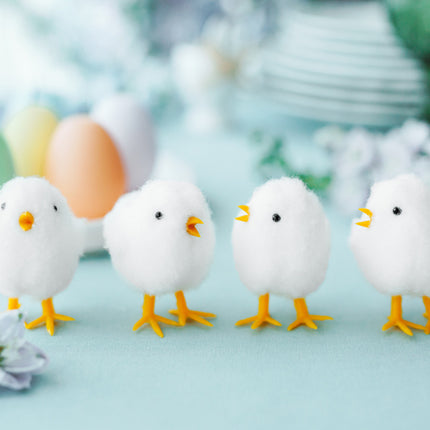 Candele Uova di Pasqua 7cm 6pz