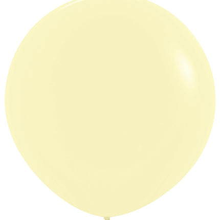 Palloncini giallo pastello opaco 91cm 10pz