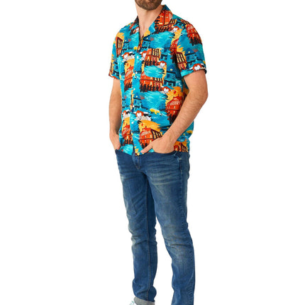 Camicia IT a maniche corte da uomo <tc>OppoSuits</tc>