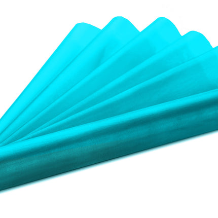 Tessuto Organza Turchese 36cm 9m