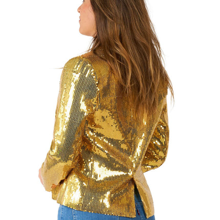 Blazer d'oro Paillet Donna <tc>Suitmeister</tc>