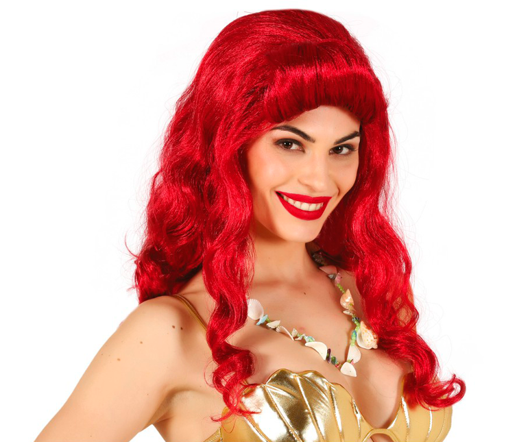 Parrucca da principessa del mare