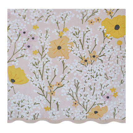 Tovaglioli a fiori 16 pezzi
