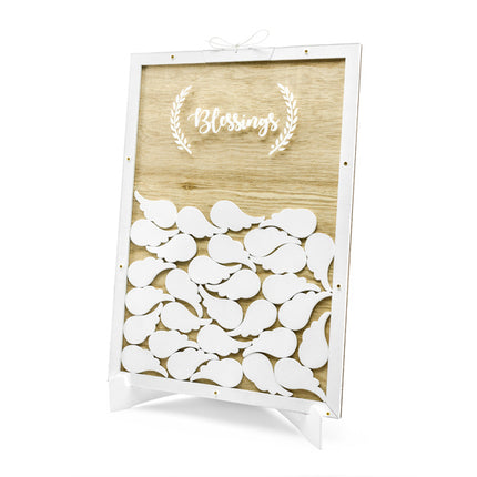 Libro degli ospiti in legno Blessings 39,5 cm