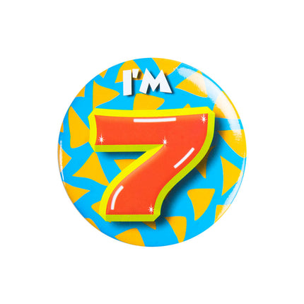 Sono 7 Pulsante 7 anni 5,5 cm