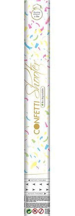 Cannone di coriandoli Bio colorato da 40 cm