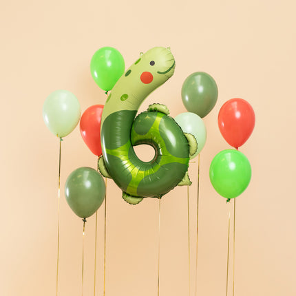 Palloncino ad elio 6 anni Tartaruga vuoto 86 cm