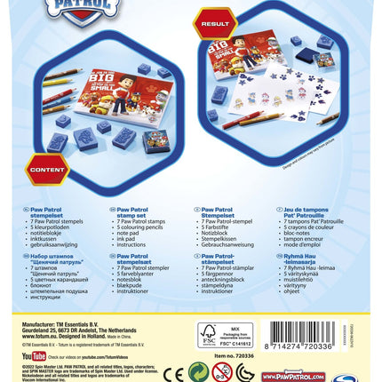 Set di francobolli Paw Patrol