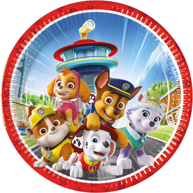 Piatti Paw Patrol 23 cm 8 pezzi