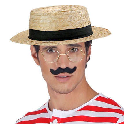 Cappello con fascia nera