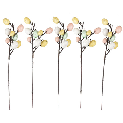Decorazione da tavolo Rami di Pasqua 40cm 5pz
