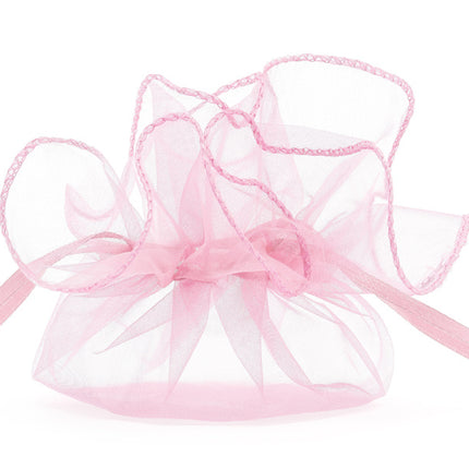 Sacchetti di organza rosa 25cm 10pz