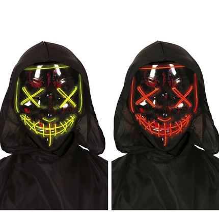 Maschera luminosa di Halloween