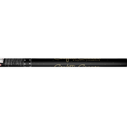Cannone a coriandoli Serpentina Oro 80 cm