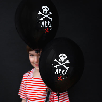 Palloncini Pirata Neri 30cm 6pz