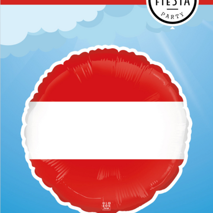 Palloncino ad elio Austria Australia vuoto 45cm