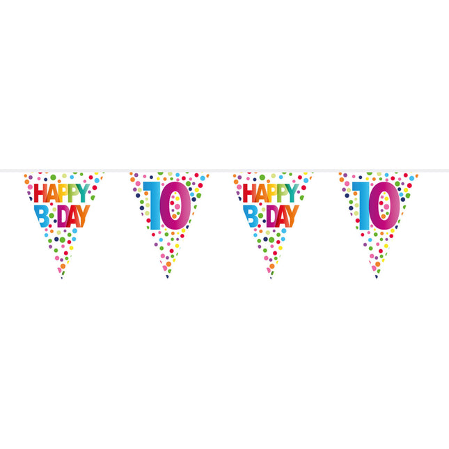 Ghirlande 10 Anni Puntini 10m