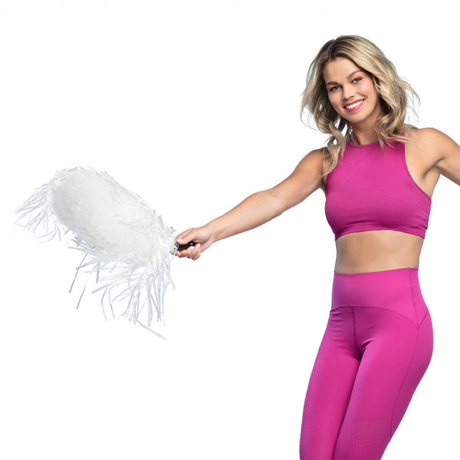 Pompon bianco 46 cm